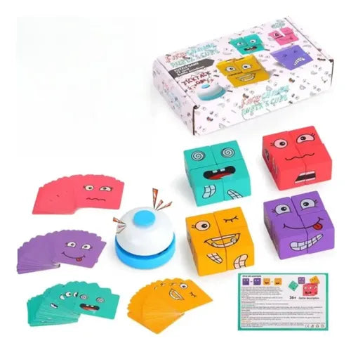 Juego De Mesa Didáctico Montessori Face Change