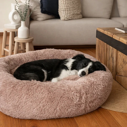 Cama antiestrés para mascotas color sólido 60cm